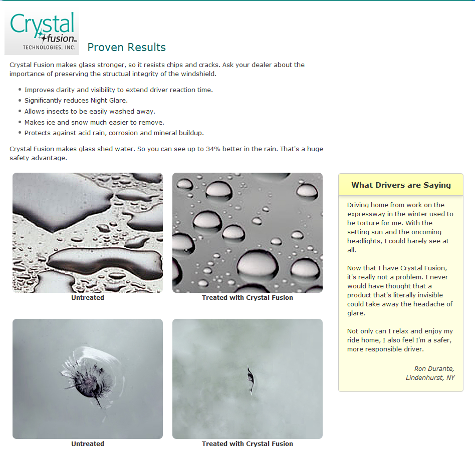 Crystal Fusion Window Treatment